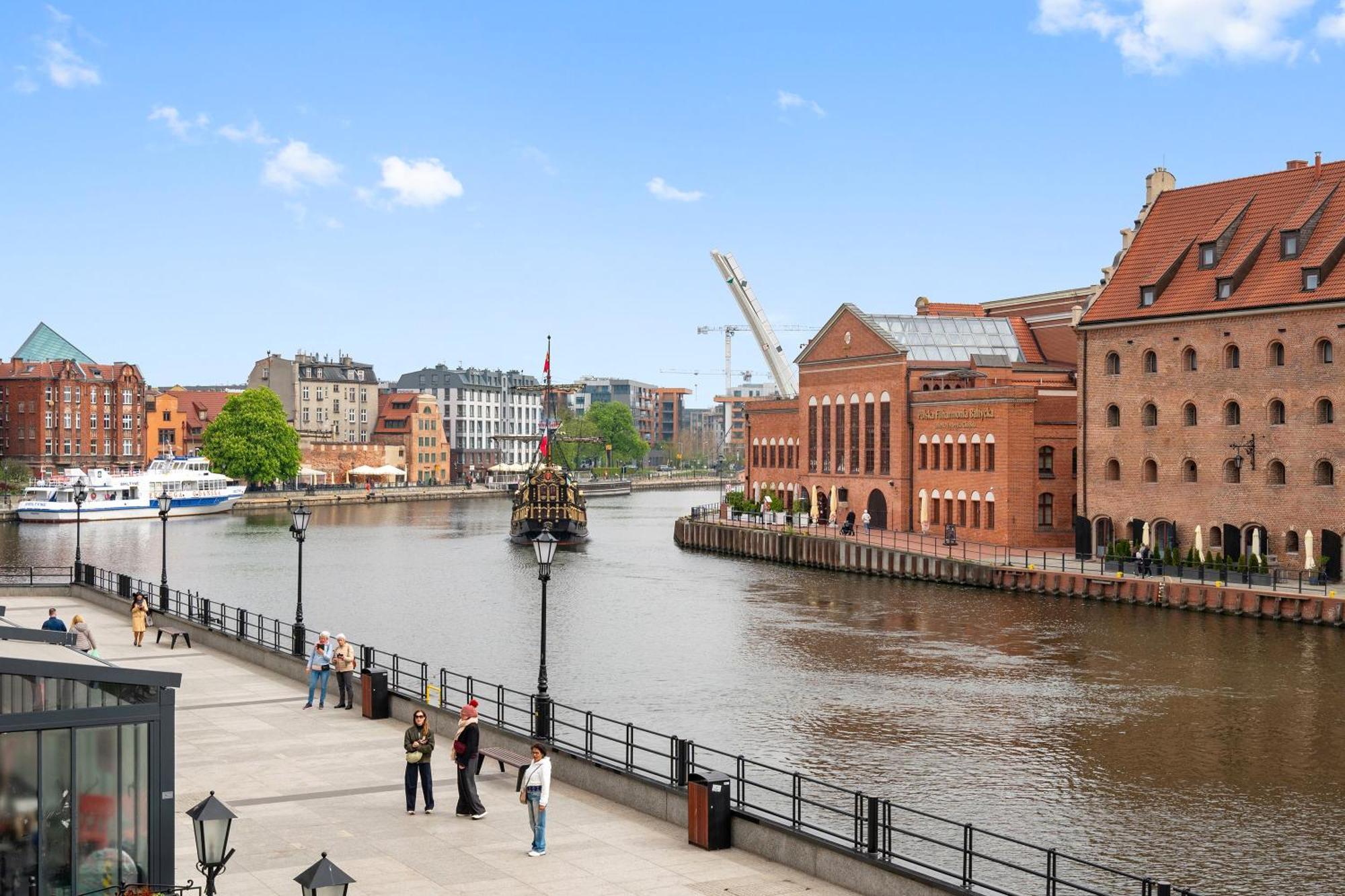Magical River View By Downtown Apartments Gdańsk Extérieur photo